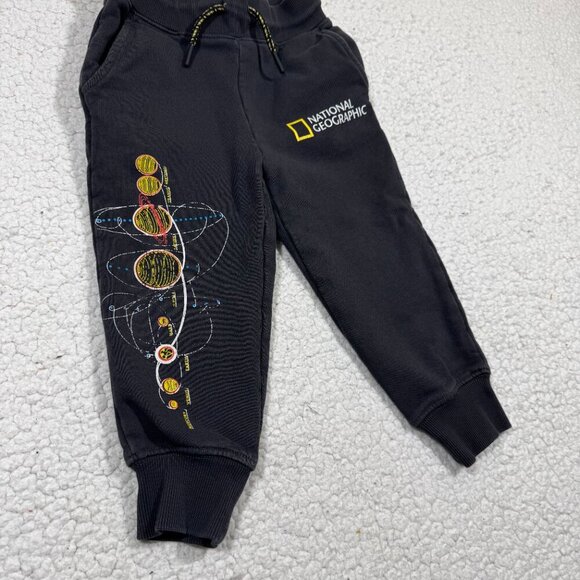 Hanna Andersson x National Geographic French Terry Sweatpants Sz 3T Space Theme - Picture 2 of 6